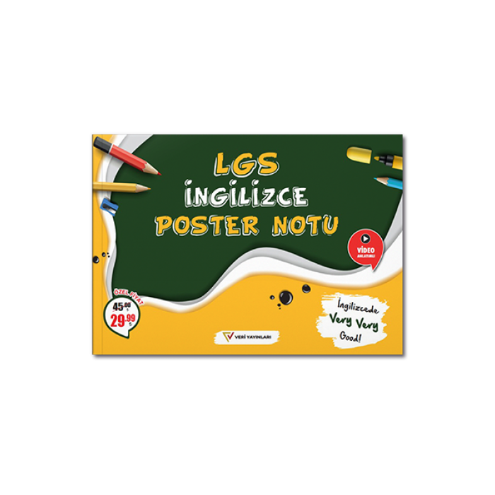 8. Sınıf LGS İngilizce Poster Notu Veri Yayınları