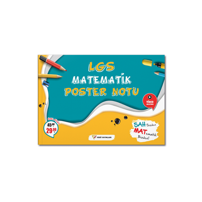 8.Sınıf LGS Matematik Poster Notu Veri Yayınları