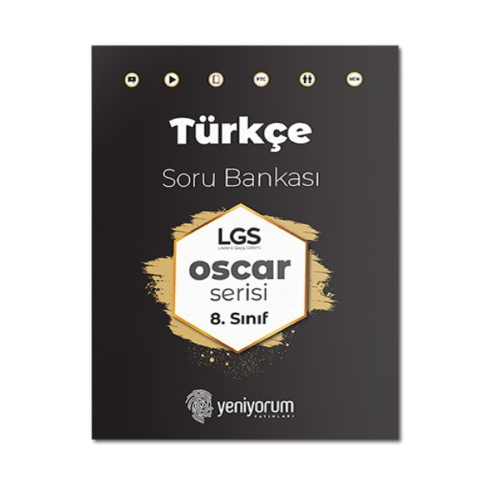 LGS 8. Sınıf Türkçe Soru Bankası Oscar Serisi Yeni Yorum Yayınları