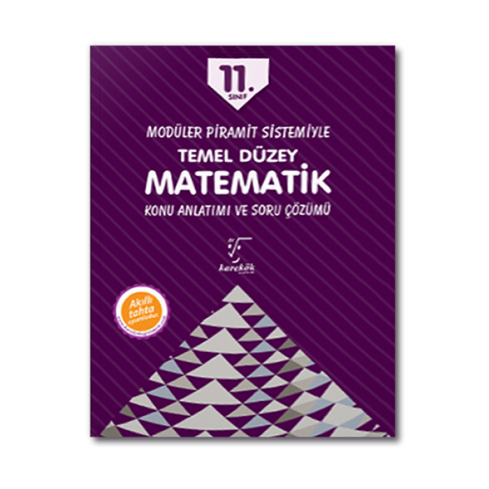 11.Sınıf Temel Düzey Matematik Karekök Yayınları