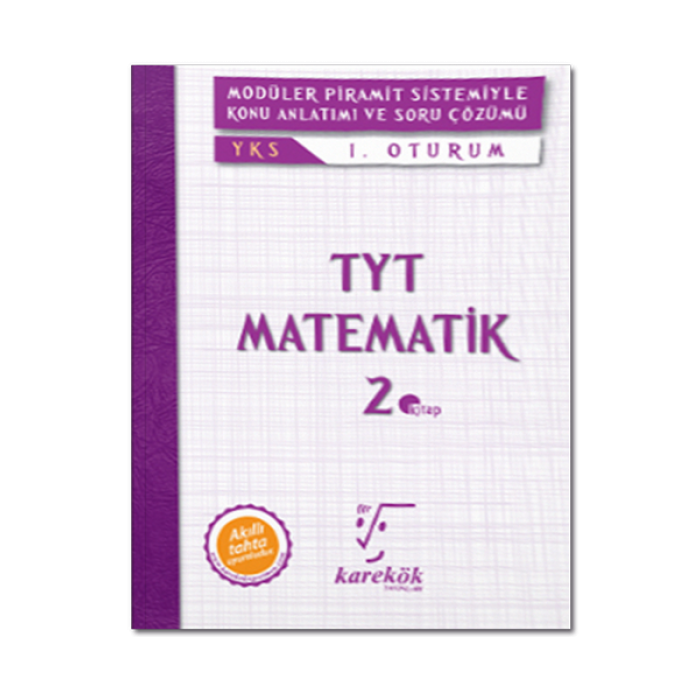 TYT YKS1 Matematik 2.Kitap 1.Oturum Karekök Yayınları