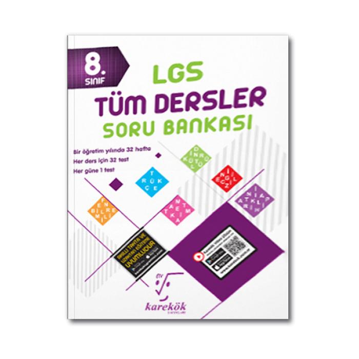 8. Sınıf LGS Tüm Dersler Soru Bankası Karekök Yayınları