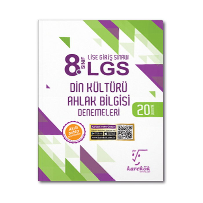 8. Sınıf LGS Din Kültürü Ahlak Bilgisi Denemeleri Karekök Yayınları