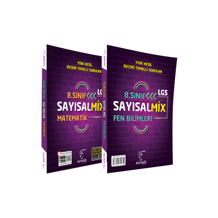 8.Sınıf LGS SayısalMix Matematik ve Fen Bilimleri Karekök Yayınları