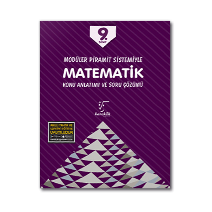 9. Sınıf Matematik Konu Anlatımı ve Soru Çözümü Karekök Yayınları