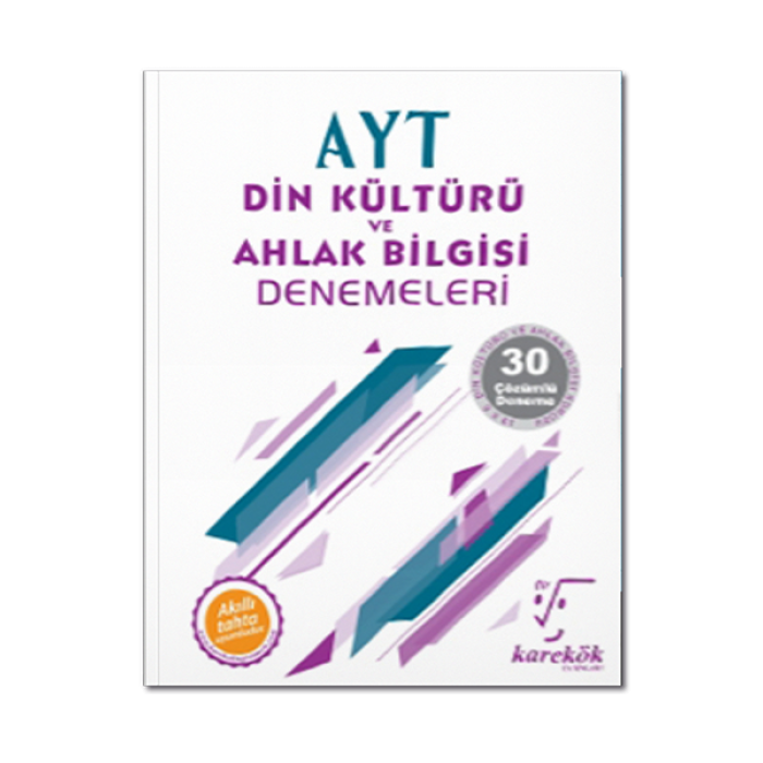 AYT Din Kültürü Ve Ahlak Bilgisi Denemeleri Kitabı Karekök Yayınları