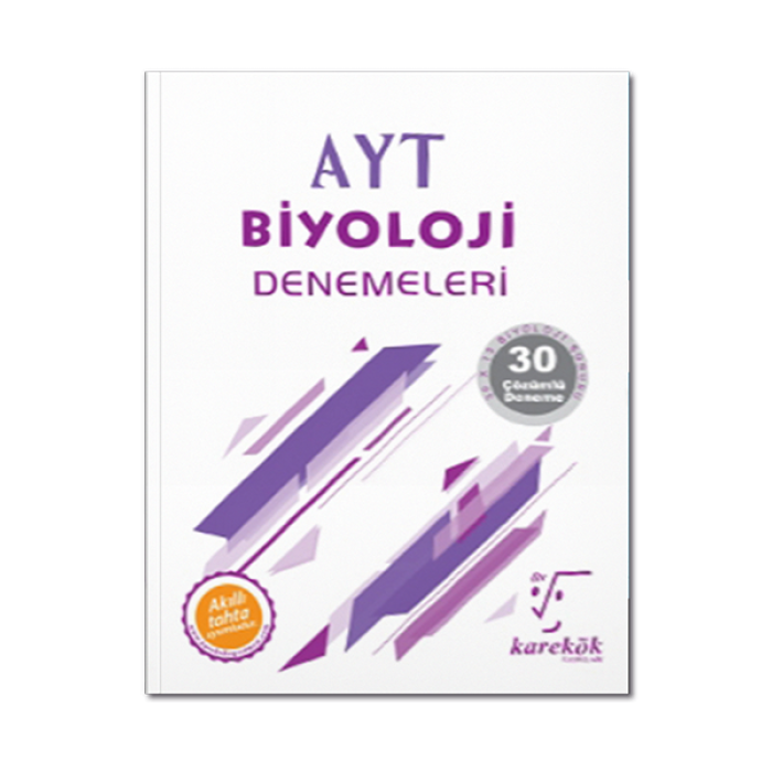 AYT Biyoloji Denemeleri Kitabı Karekök Yayınları