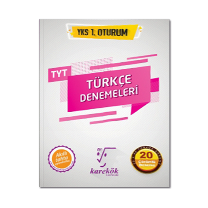 YKS 1.Oturum TYT Türkçe Denemeleri Karekök Yayınları