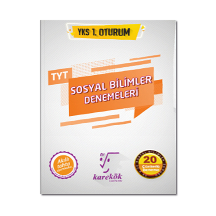 TYT Sosyal Bilimler Denemeleri Karekök Yayınları