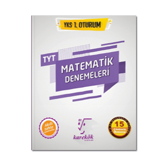 TYT Matematik 15 Deneme Çözümlü Karekök Yayınları