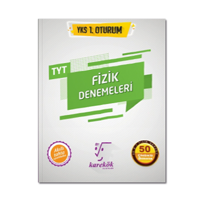 TYT Fizik 50 Çözümlü Deneme Karekök Yayınları