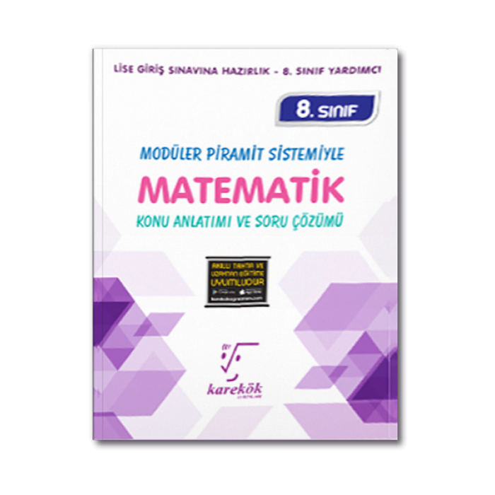 8.Sınıf Matematik MPS Konu Anlatımı ve Soru Çözümü Karekök Yayınları 2022