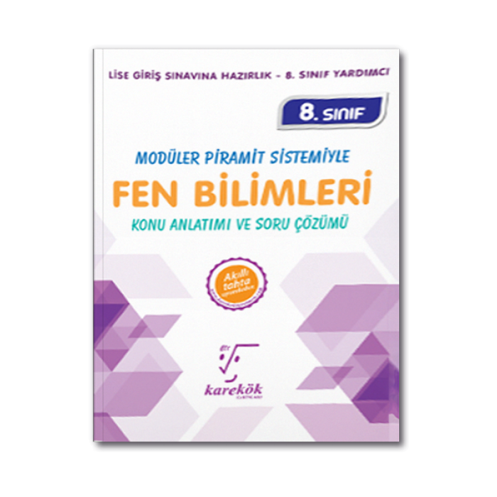 8. Sınıf Fen Bilimleri MPS Konu Anlatımı ve Soru Çözümü Karekök Yayınları 2022