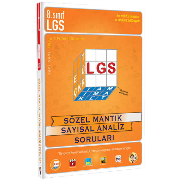 8. Sınıf LGS Sözel Mantık Sayısal Analiz Soruları