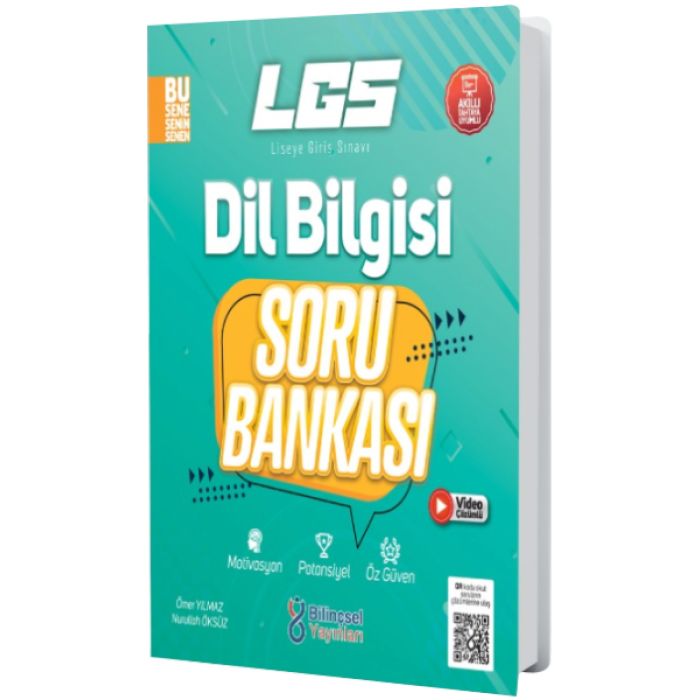 8. Sınıf LGS Dil Bilgisi Soru Bankası 2022 Bilinçsel Yayınları