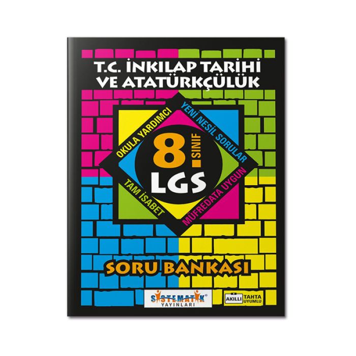 8.Sınıf T.C inkılap Tarihi ve Atatürkçülük Soru Bankası Sistematik Yayınları