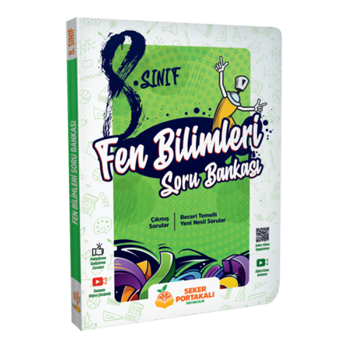 8. Sınıf Fen Bilimleri Soru Bankası Şeker Portakalı Yayınları