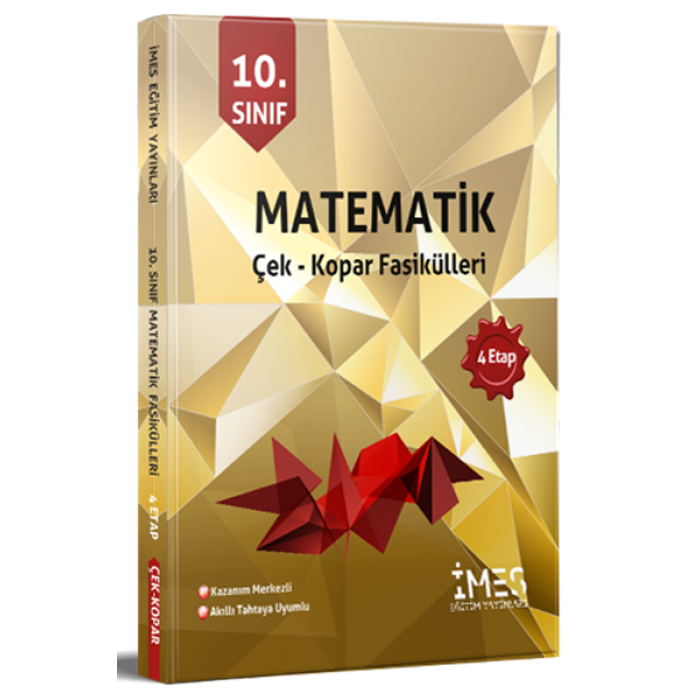 10. Sınıf Matematik Çek Kopar Fasikülleri 4 Etap İMES Eğitim Yayınları