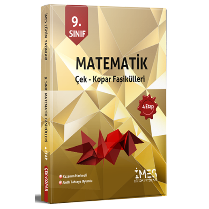 9. Sınıf Matematik Çek Kopar Fasikülleri İMES Eğitim Yayınları