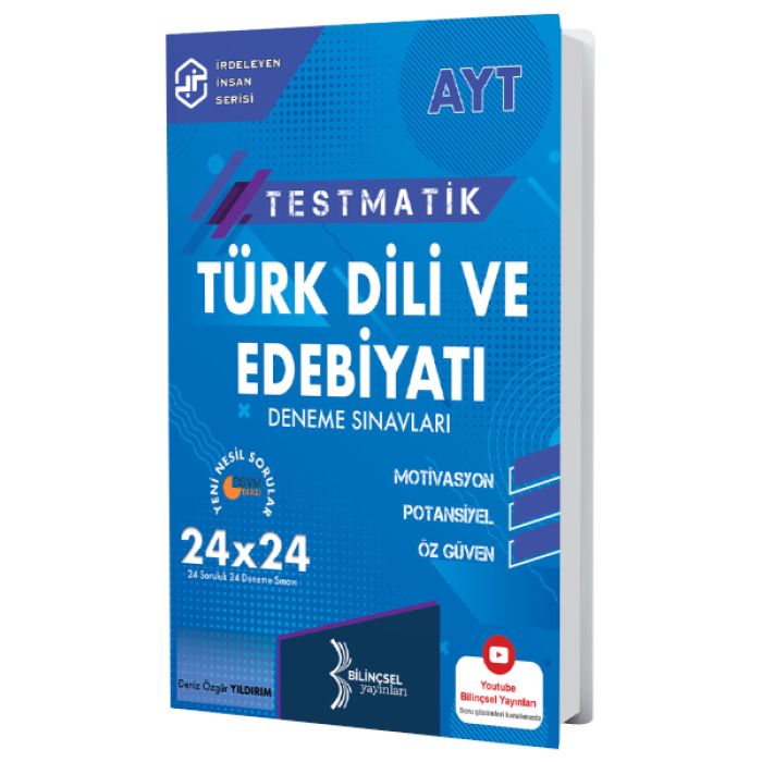 Testmatik Türk Dili Ve Edebiyatı Deneme Sınavları Bilinçsel Yayınları