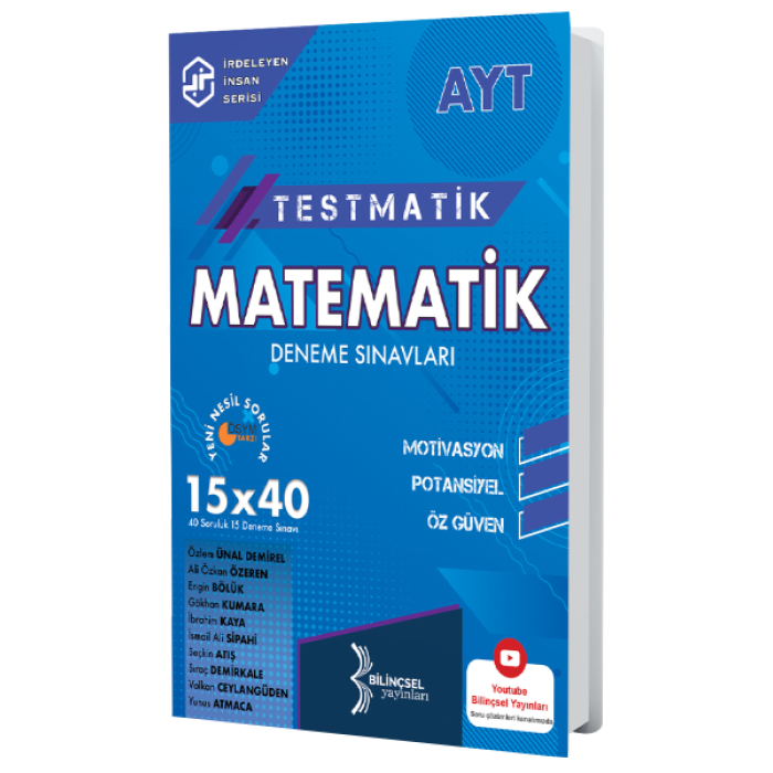 AYT Testmatik Matematik Deneme Sınavları Bilinçsel Yayınları