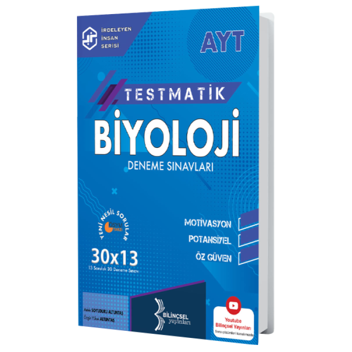 AYT Testmatik Biyoloji Deneme Sınavları Bilinçsel Yayınları