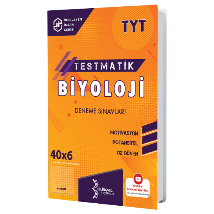 TYT Testmatik Biyoloji Deneme Sınavları Bilinçsel Yayınları