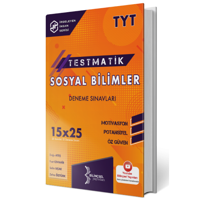 Testmatik Sosyal Bilimler Deneme Sınavları Bilinçsel Yayınları