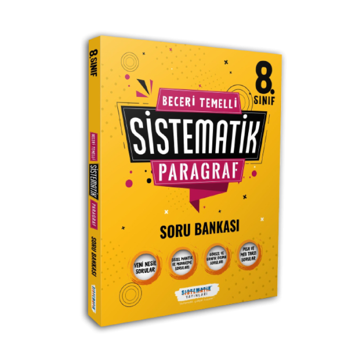 8.Sınıf Beceri Temelli Sistematik Paragraf Soru Bankası Sistematik Yayınları