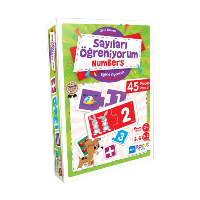 Sayıları Öğreniyorum - Numbers Blue Focus Games