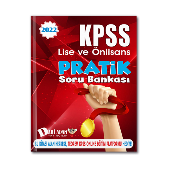 Kpss Lise Ön Lisans Pratik Soru Bankası Dahi Adam Yayınları