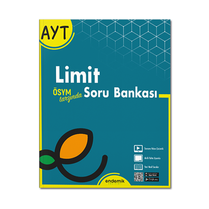 2022 AYT Limit Soru Bankası Endemik Yayınları