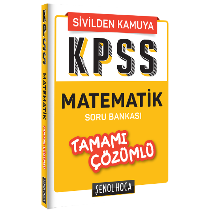 KPSS Matematik Tamamı Çözümlü Soru Bankası