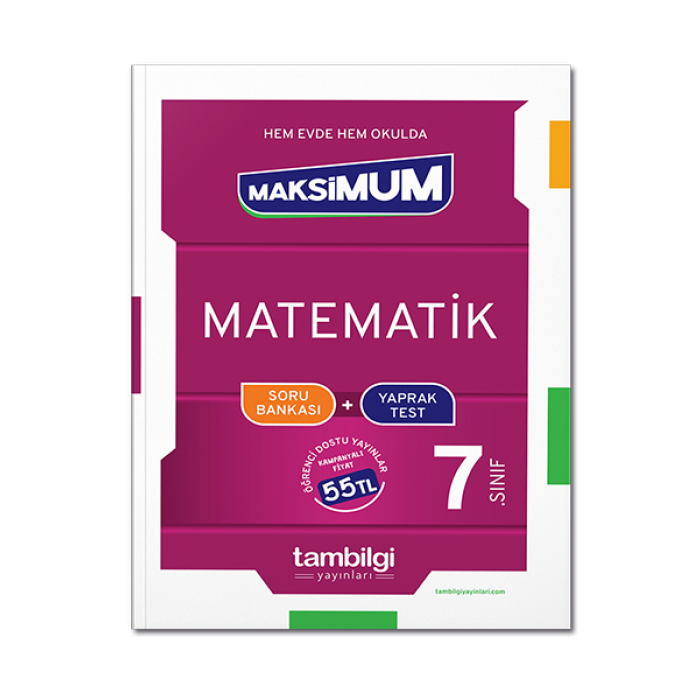 7. Sınıf Matematik Soru Bankası + Yaprak Test Tambilgi Yayınları