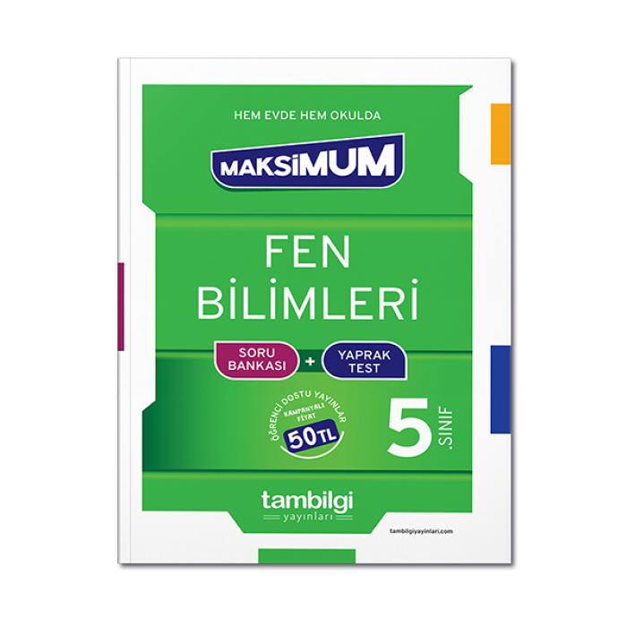 5. Sınıf Fen Bilimleri Soru Bankası + Yaprak Test Tambilgi Yayınları