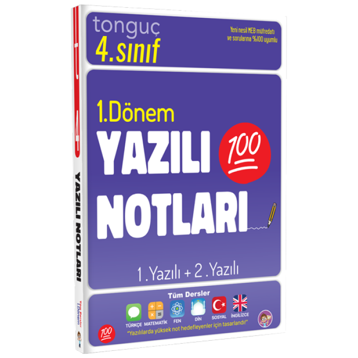 4. Sınıf Yazılı Notları 1. Dönem 1 ve 2. Yazılı