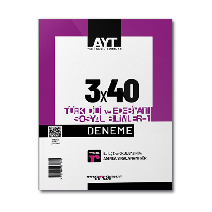 AYT-Turk-Dili-ve-Edebiyati-Sosyal-Bilimler-1-3x40-Deneme-Marka-Yayinlari