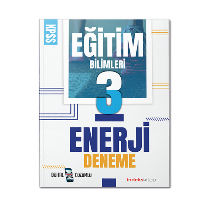 KPSS Eğitim Bilimleri Enerji 3 Deneme Dijital Çözümlü İndeks Akademi Yayıncılık