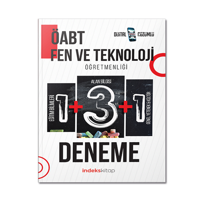 ÖABT Fen ve Teknoloji Öğretmenliği 5 Deneme Dijital Çözümlü İndeks Akademi Yayıncılık