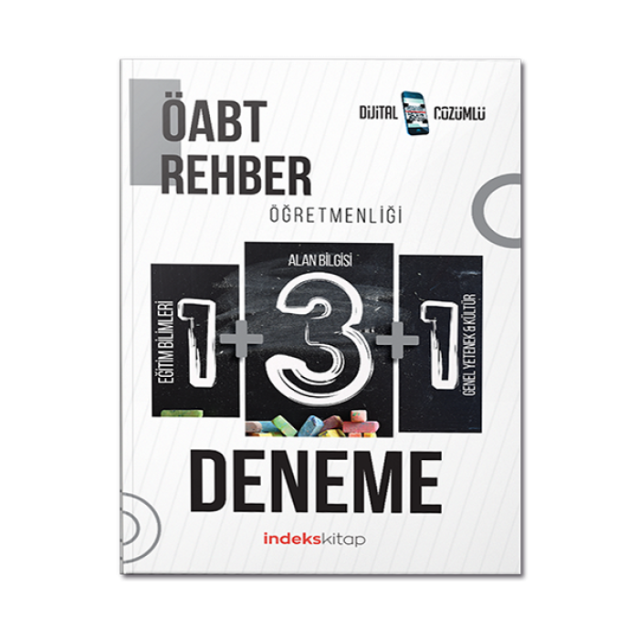 ÖABT Rehber Öğretmenliği 5 Deneme Dijital Çözümlü İndeks Akademi Yayıncılık