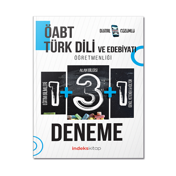 ÖABT Türk Dili ve Edebiyatı 5 Deneme Dijital Çözümlü İndeks Akademi Yayıncılık