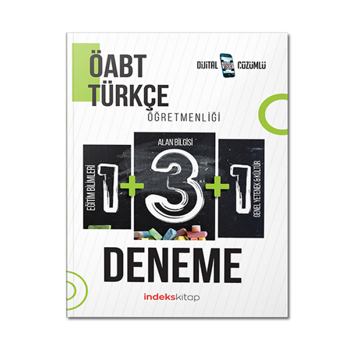 ÖABT Türkçe Öğretmenliği 5 Deneme Dijital Çözümlü İndeks Akademi Yayıncılık