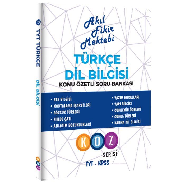 AFM Türkçe Dil Bilgisi Konu Özetli Soru Bankası