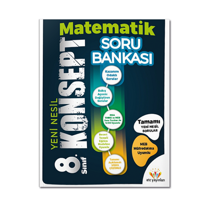 8. Sınıf Yeni Nesil Konsept Matematik Soru Bankası