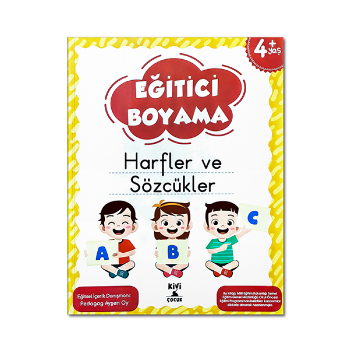 Ktb Kivi Eğitici Boyama Harfler Ve Sözcükler Kivi Çocuk Yayınları