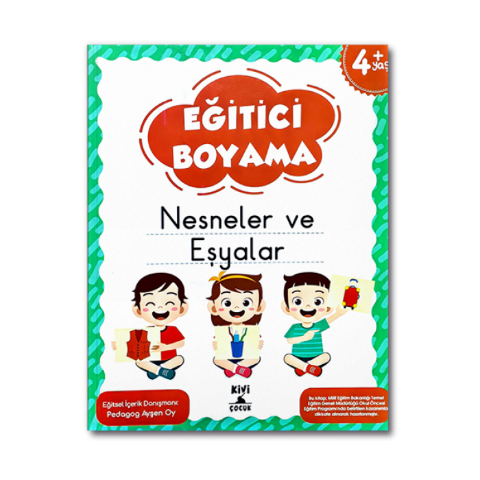 Ktb Kivi Eğitici Boyama Nesneler Ve Eşyalar Kivi Çocuk Yayınları