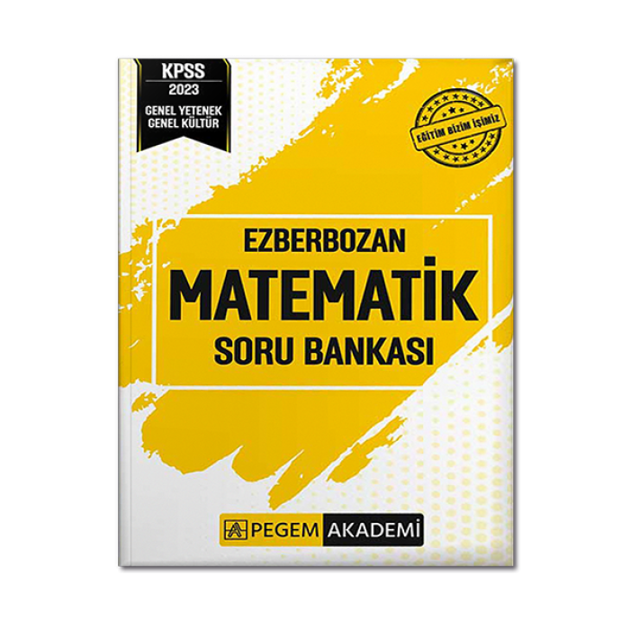 2023 Ezberbozan KPSS Genel Yetenek Genel Kültür Matematik Soru Bankası