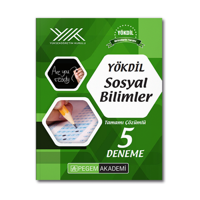 YÖKDİL Sosyal Bilimler Tamamı Çözümlü 5 Deneme