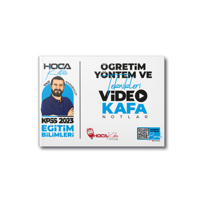 Öğretim Yöntem Ve Teknikleri Video Kafa Notlar 2023Hoca Kafası Yayınları