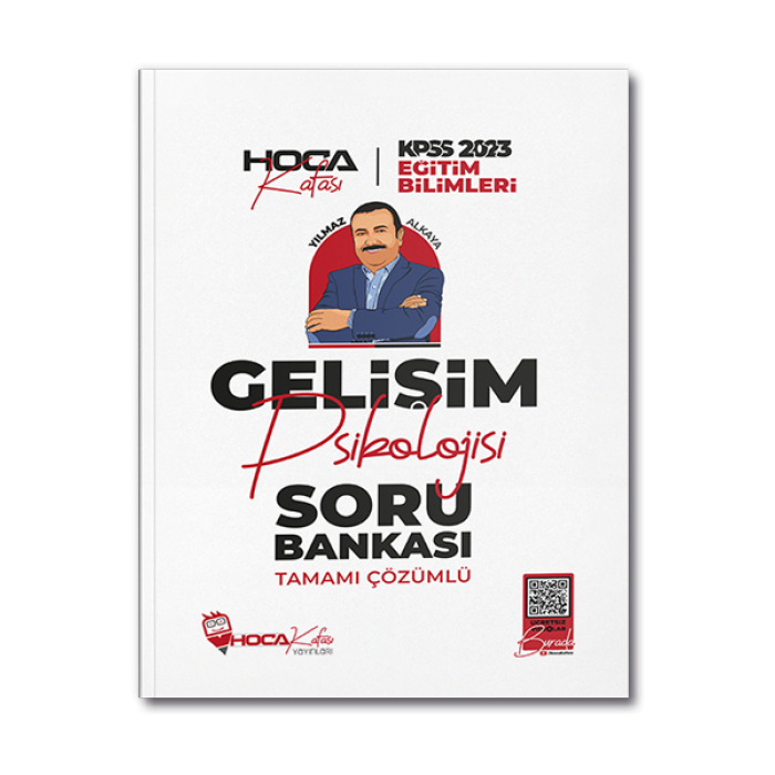 Gelişim Psikolojisi Çözümlü Soru Bankası 2023 Hoca Kafası Yayınları